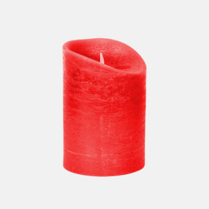 CANDLE DANCING FLAME  8CM ROJO