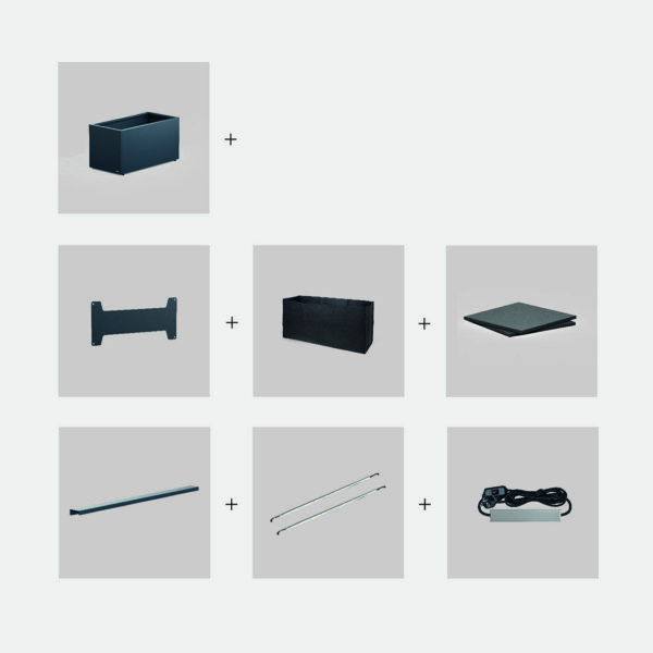 METAL PLANTER 50 KIT - Image 1
