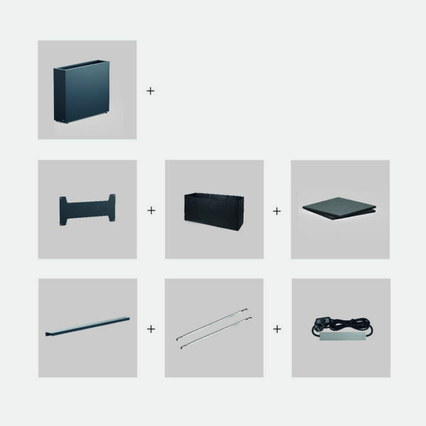 METAL PLANTER DIVIDER KIT - Imagen 1