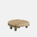 BASE CON RUEDAS MADERA