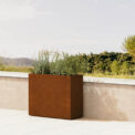 CORTEN STEEL PLANTER DIVIDER – Image 2