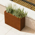 CORTEN STEEL PLANTER DIVIDER – Image 4