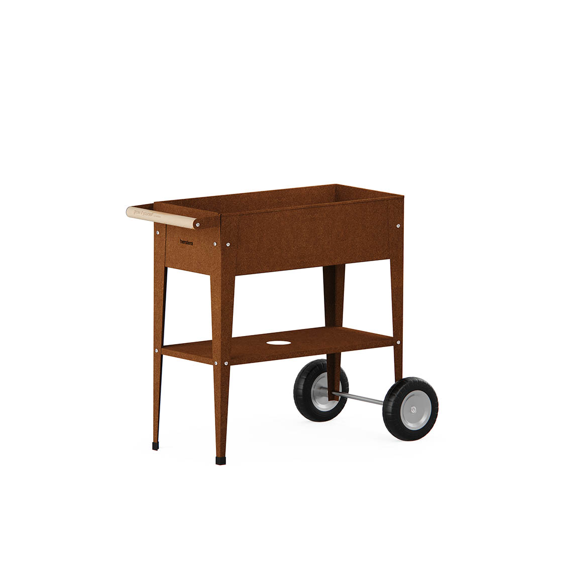 31859001 URBAN GARDEN TROLLEY CORTEN – Image 1